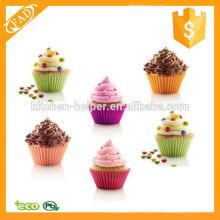 Eco-Friendly Factory Price Silicone Muffin and Cupcake Baking Liners